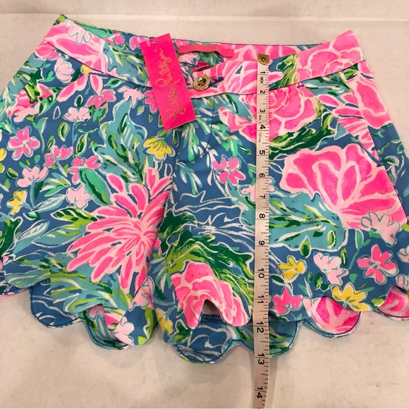 Lily Pulitzer Buttercup Stretch Short - NWT, Size 00, color: Zanzibar Blue - Picture 6 of 10
